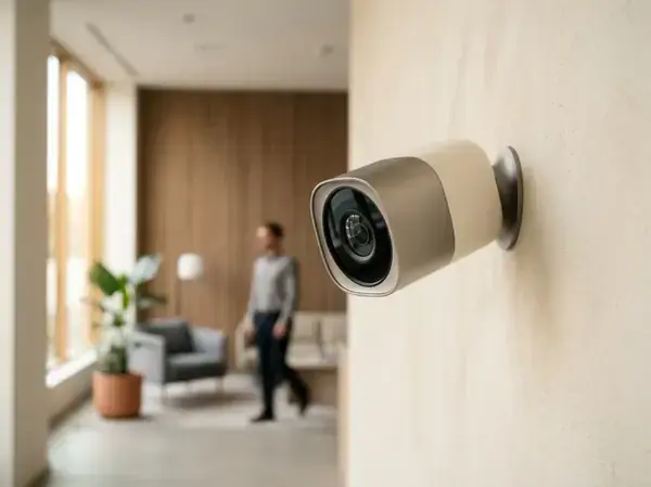 Caméra de vidéosurveillance IP installée par shi